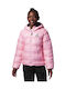 Kids' Quilted Jacket Short with Hood Fuchsia