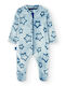 Boboli Baby Bodysuit Set Light Blue