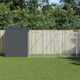 vidaXL Dog House Large Metallic Outdoor Gray 21...