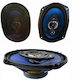 Set Car Oval Speakers 6x9" 1000W RMS (3 Way)