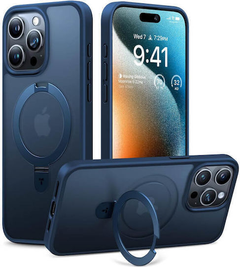 Torras Задна корица Силикон Тъмносин (iPhone 15 Pro)