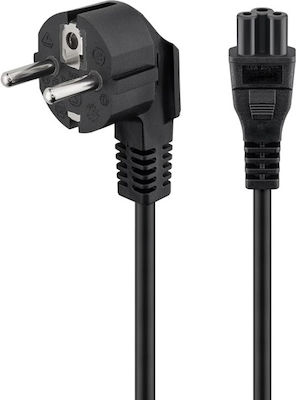 Powertech Schuko - IEC C5 Cable 1.5m Black (CAB-P035)