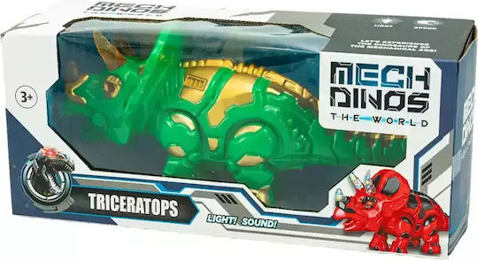 Gounaridis Toys Динозавър Трицератопс Зелен За 3+ Години