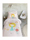 Nima Fairy Love Set Kids Duvet Cover Single with Pillowcase Cotton Pink 160x240cm