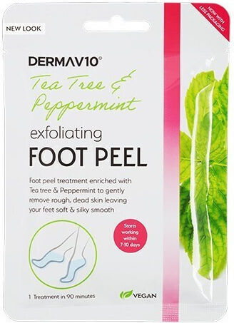 Derma V10 Tea Tree & Peppermint Скраб за крака
