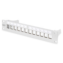 Digitus Patch Panel Keystone für Rack 1U 10 Digitus Patch Panel Keystone für Rack 1U 10