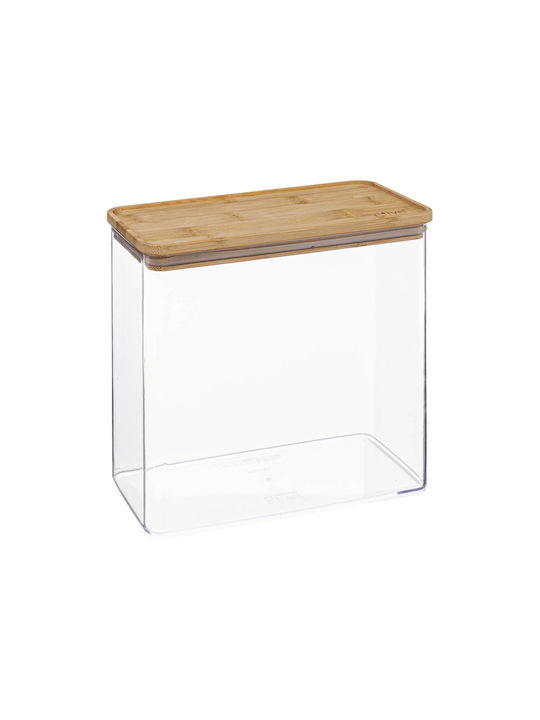 5Five General Use Food Jar with Lid Plastic Tra...
