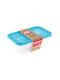 Casamania Plastic Lunch Box Blue 3300ml 2pcs