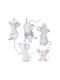 Pastelowe Love Shop Kinder Wandsticker Wand 38x14cm