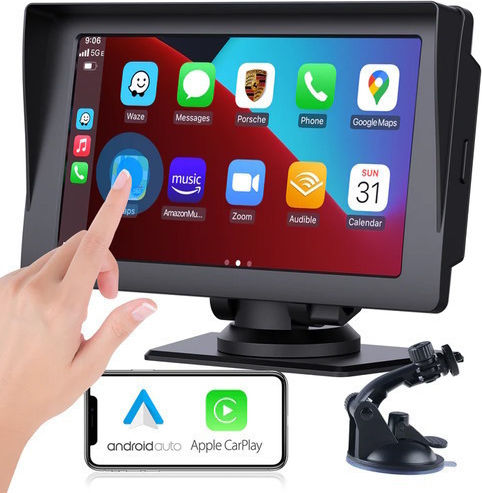 Campark Οθόνη 7" Multimedia για Ταμπλό Αυτοκινήτου με Apple CarPlay / Android Auto / Bluetooth / GPS Android Auto / Carplay