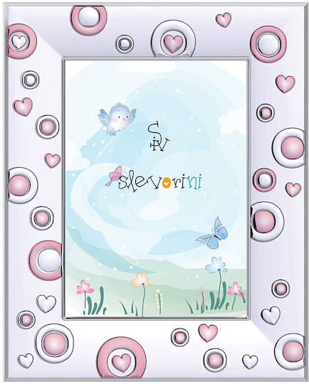 Slevori Slevori Bubble Kids Photo Frame Silver in Silver Color 13x18cm Slevori Slevori Bubble Kids Photo Frame Silver in Silver Color 13x18cm
