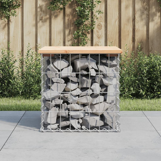 Metallischer Gartenhocker Würfel Für Außenbereich Braune 43x44x42cm