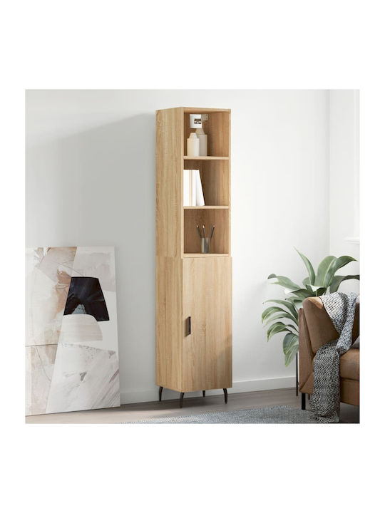 Bookcase Beige 34.5x34x180cm