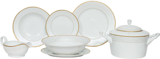 Christinholm White Porcelain Dinnerware Set 20pcs
