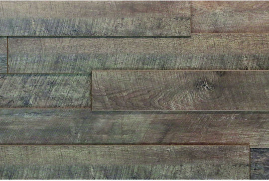 3D Πάνελ Τοίχου από MDF Καφέ 129.6x129.6εκ.