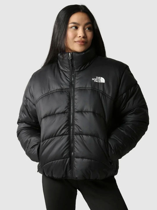 The North Face Women's Hiking Short Puffer Jacket for Winter Black
