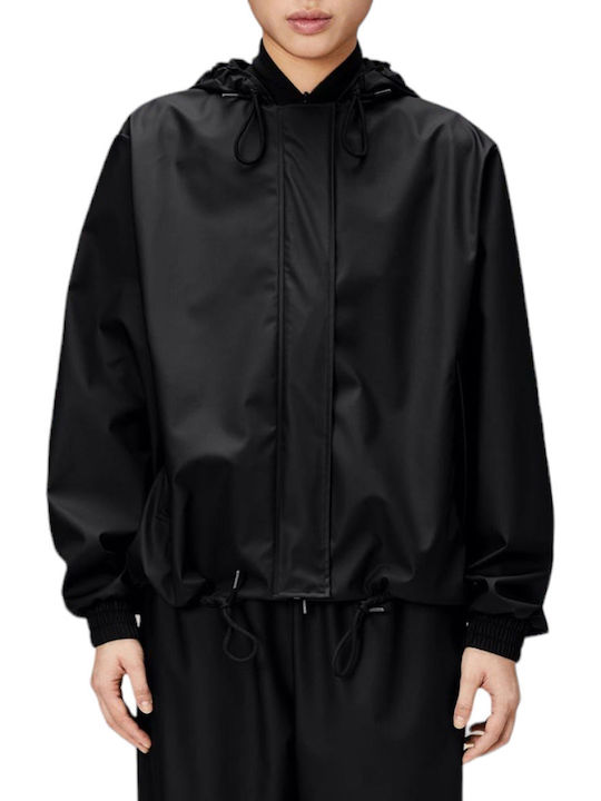 Rains Women's Short Puffer Jacket Waterproof fo...