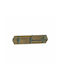 Country Casa Antique Wall Hanger Wooden 3 Hooks Brown 45x9x13.5cm