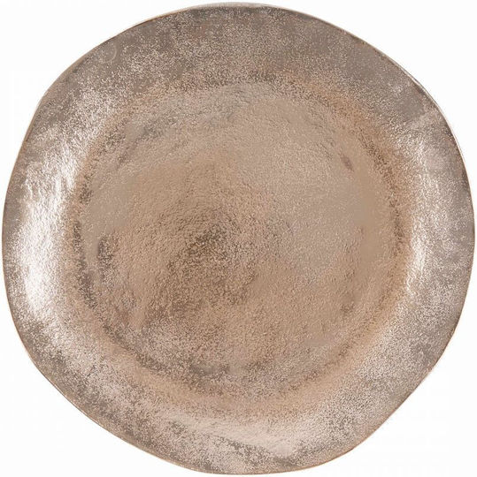 Butlers Round Metallic Orange Decorative Platter 32x32cm