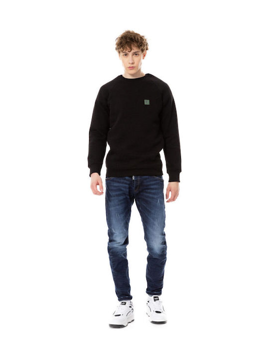 Herren Jeanshose Elastisches Loose Anwendung Blau