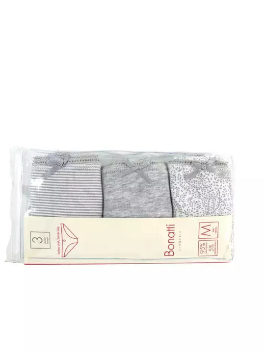 Bonatti Cotton Women's Slip 3Pack Gray