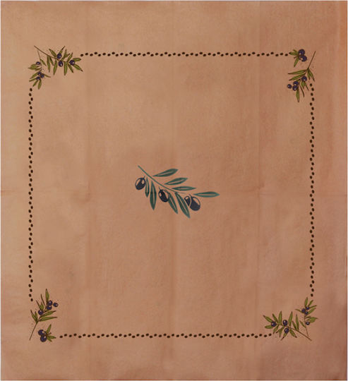 Regina Stores Τραπεζομάντηλο Καφέ 100x130εκ.
