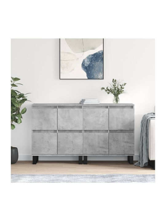 Wooden Buffet Gray L120xW35xH70cm