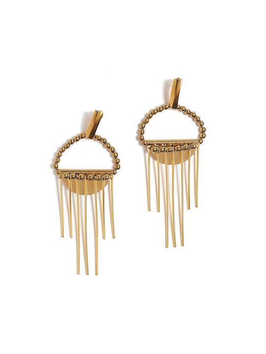 Kloxx Earrings made of Steel Gold Plated