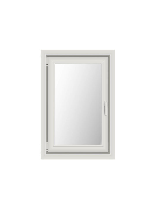 Europa Hinged Window Aluminum W60xH110cm