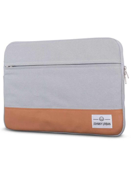 Johnny Urban Θήκη Laptop 14" Γκρι SLEEVE-14-GREY-BROWN