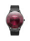 Kenneth Cole Gents Uhr Batterie mit Schwarz Metallarmband