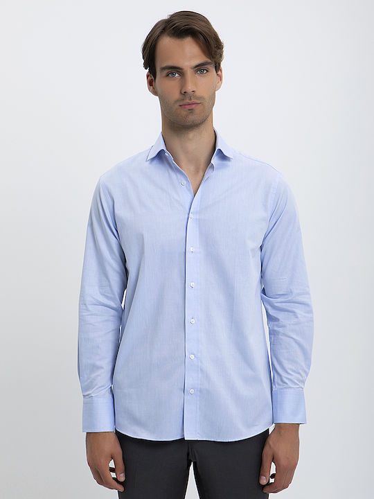 Kaiserhoff Men's Shirt with Long Sleeves Light Blue