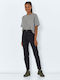 Women's Jean Trousers in Straight Line Black