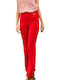 Damenhose in Schlanke Passform Rote