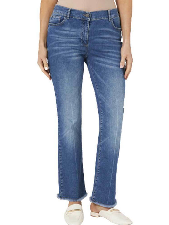 Elena Miro Women's Jean Trousers Flared
