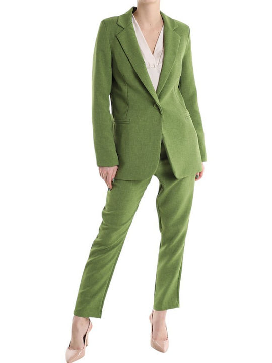 Remix Women's Green Set with Trousers