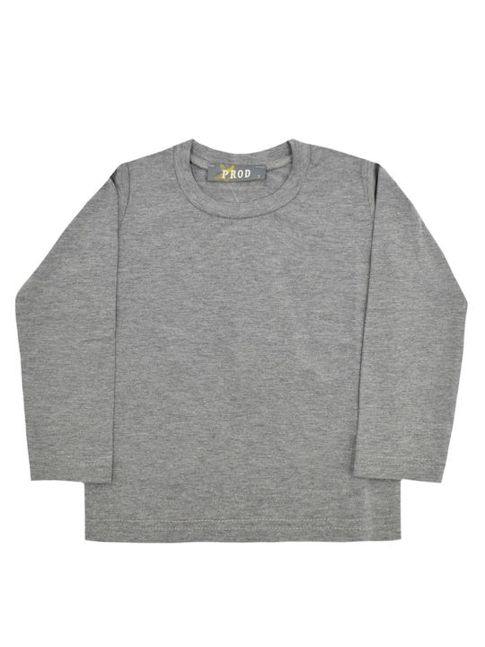 Prod Kids Blouse Long Sleeve Gray