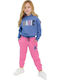 Kinder Sweatpants Set Blau 2Stücke