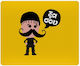 Koupakoupa Kritikos "xas Sou" Mouse Pad 230mm Yellow KP_11591 Mouse Pad