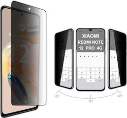 Full Face Tempered Glass 0.3mm Μαύρο (Redmi Note 12 Pro) Full Face Tempered Glass 0.3mm Μαύρο (Redmi Note 12 Pro)