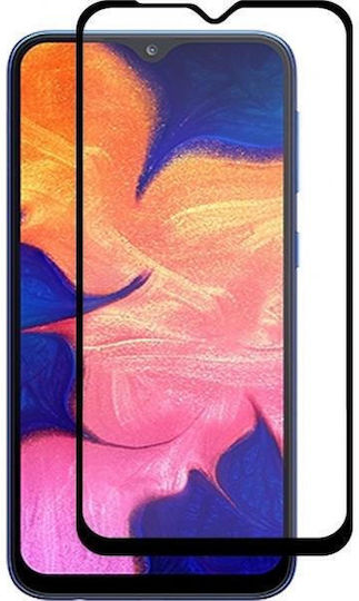 5D Закалено стъкло за цялото лице Черен (Galaxy A10)