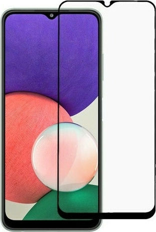 9D Full Glue Full Face Tempered Glass Black (Galaxy A22 5G)