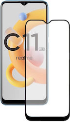 Vollflächig gehärtetes Glas Schwarz (Realme C11 (2021)) Vollflächig gehärtetes Glas Schwarz (Realme C11 (2021))