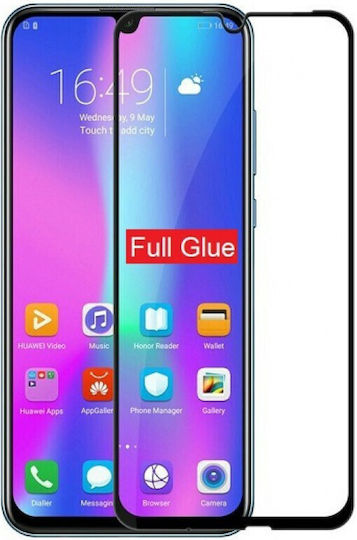 Honor 20lite 9D Full Glue Full Face Tempered Glass Black (Honor 20 Lite)