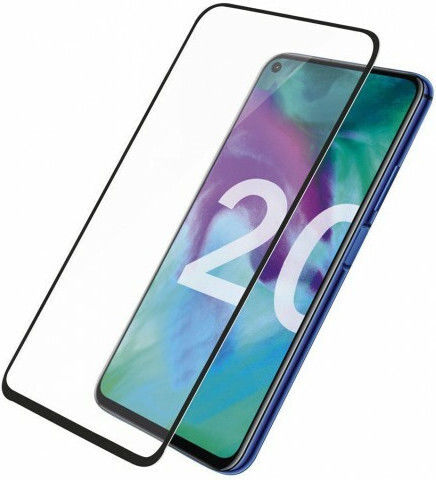 Vollflächig gehärtetes Glas Schwarz (Honor 20e)