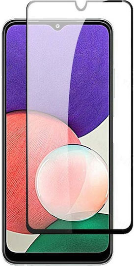 Пълно лепило Закалено стъкло за цялото лице Черен (Galaxy A22 4G)