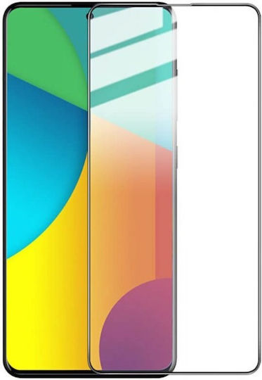 Пълно лепило Закалено стъкло за цялото лице Черен (Galaxy A71)