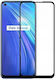 Full Glue Full Face Tempered Glass Μαύρο (Realme 8i)