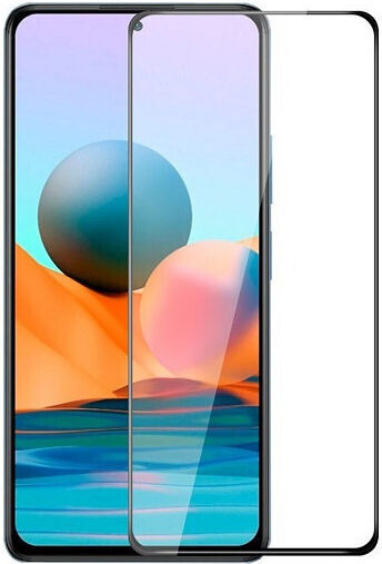 5D Закалено стъкло за цялото лице Черен (Galaxy Note 10Redmi Note 10 5G / Poco M3 ProTCL 10 5G -> TCL 10 5G)