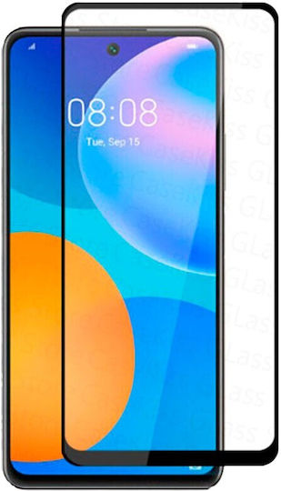 5D Full Face Tempered Glass Μαύρο (Huawei P Smart 2021)